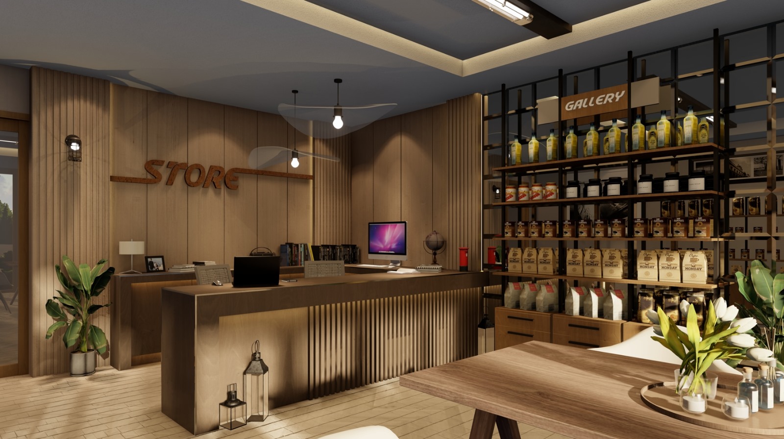 Interior - 2 Story Building 1